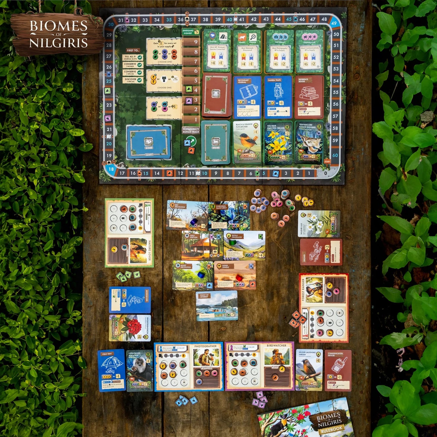 Biomes of Nilgiri Strategy Board Game