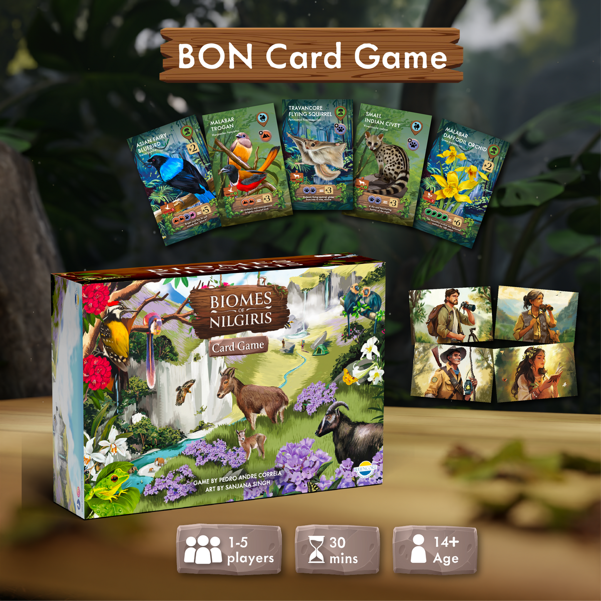 Biomes of Nilgiri Card Game